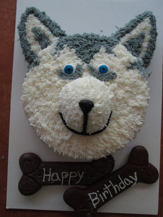 Dog Cake Happy Birthday