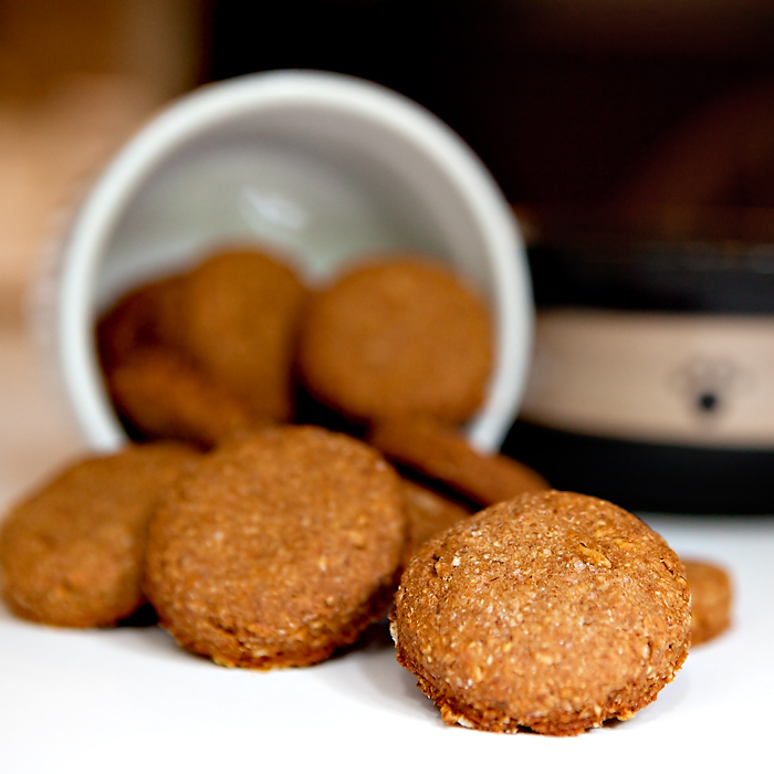 Pumpkin biscuits for your dog DIY