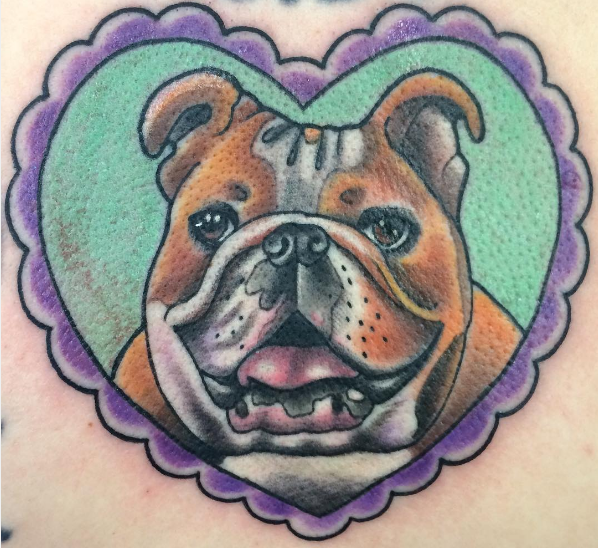 Bulldog tattoo symbolism and meaning 