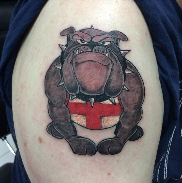 20 Solid Old School Bulldog Tattoos  Tattoodo